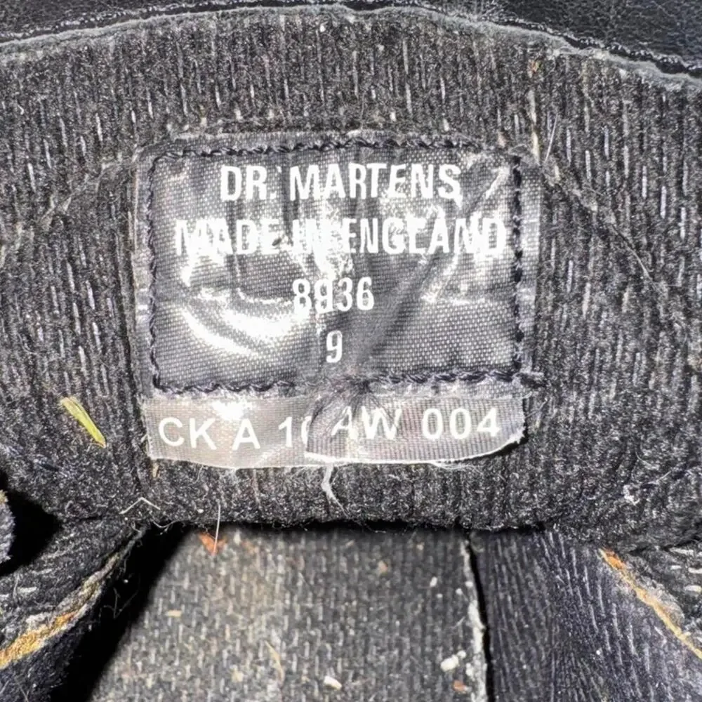 VINTAGE Dr Martens 8936 Made in England Industrial Hiking Work Boots UK 9 US 10